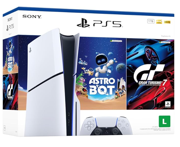 PlayStation®5 Slim Disk – Pacote ASTRO BOT e Gran Turismo 7